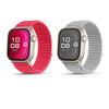 Nylon Sports Strap For Huawei Watch Fit 3/Fit 4/Fit 4 Pro - Water Red, High grade Grey