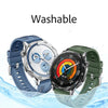 22mm Nylon& Silicone Strap For HUAWEI Watch GT 5 / GT 4 / GT 3 / GT 2 Pro / Watch 4 /5 Pro 46mm for Men and Women- Blue