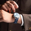 22mm Nylon& Silicone Strap For HUAWEI Watch GT 5 / GT 4 / GT 3 / GT 2 Pro / Watch 4 /5 Pro 46mm for Men and Women- Blue