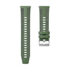 22mm Nylon& Silicone Strap For HUAWEI Watch GT 5 / GT 4 / GT 3 / GT 2 Pro / Watch 4 /5 Pro 46mm for Men and Women- Green