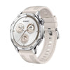22mm Nylon& Silicone Strap For HUAWEI Watch GT 5 / GT 4 / GT 3 / GT 2 Pro / Watch 4 /5 Pro 46mm for Men and Women- Beige