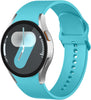 Samsung Galaxy Watch 7 6 5 4 FE 40mm 44mm 45mm| Silicone Straps | Cyan