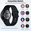 Samsung Galaxy Watch 7 6 5 4 FE 40mm 44mm 45mm| Silicone Straps | Plum