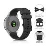 20mm Silicone Bands For Samsung Galaxy Watch 6/5/4 Band 40/ 44mm, Galaxy Watch 6 Classic Bands 43m/47mm | Black