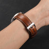 20mm Watch Bands Leather Bands | Samsung Galaxy Watch 6/5/4 Band 40/ 44mm, Galaxy Watch 6 Classic Bands 43m/47mm| Light Brown