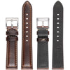 20mm Watch Bands Leather Bands | Samsung Galaxy Watch 6/5/4 Band 40/ 44mm, Galaxy Watch 6 Classic Bands 43m/47mm| Dark Brown