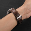 20mm Watch Bands Leather Bands | Samsung Galaxy Watch 6/5/4 Band 40/ 44mm, Galaxy Watch 6 Classic Bands 43m/47mm| Dark Brown