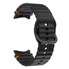 20mm No Gap For Samsung Galaxy Watch 7 6 5 4 Band 40mm 44mm- 
Black