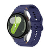20mm No Gap For Samsung Galaxy Watch 7 6 5 4 Band 40mm 44mm- Dark Blue
