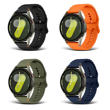 20mm Sport Band for Samsung Galaxy Watch 7 6 5 4 FE 40mm 44mm 45mm- Black/Green/Dark Blue/ Orange