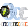 20mm Sport Band for Samsung Galaxy Watch 7 6 5 4 FE 40mm 44mm 45mm- Black/Green/Dark Blue/ Orange