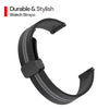 22mm Silicone Bands | Samsung Galaxy Watch 3 45mm/Galaxy Watch 46mm/Gear S3 Frontier/Classic | Black & Grey