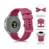 22mm Silicone Bands | Samsung Galaxy Watch 3 45mm/Galaxy Watch 46mm/Gear S3 Frontier/Classic | Wine