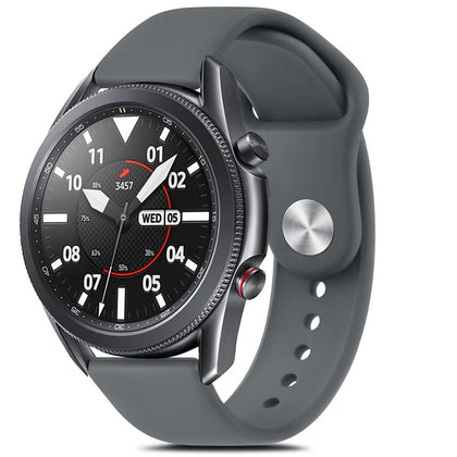 22mm Silicone Bands | Samsung Galaxy Watch 3 45mm/Galaxy Watch 46mm/Gear S3 Frontier/Classic | Cloud Grey