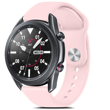 22mm Silicone Bands | Samsung Galaxy Watch 3 45mm/Galaxy Watch 46mm/Gear S3 Frontier/Classic | Pink