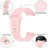 22mm Silicone Bands | Samsung Galaxy Watch 3 45mm/Galaxy Watch 46mm/Gear S3 Frontier/Classic | Pink