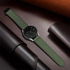 22mm Silicone Bands | Samsung Galaxy Watch 3 45mm/Galaxy Watch 46mm/Gear S3 Frontier/Classic | Army Green