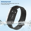 Magnetic Silicone Loop Band for Huawei Band 10/9/8 – Black