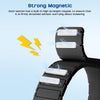 Magnetic Silicone Loop Band for Huawei Band 10/9/8 – Black