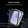 Huawei Band 11| Full Coverage Case with Screen Protector Tempered Glass Protective Case Cover | Matte Starlight / Rose Gold