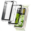 Huawei Band 11 Pro| Full Coverage Case with Screen Protector Tempered Glass Protective Case Cover | Transparent