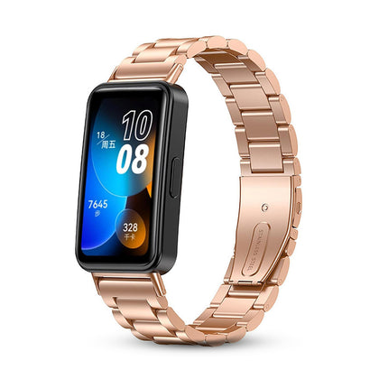 Huawei Band 8 | Huawei Band 9 | Stainless Steel Straps | Rose Gold