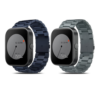 (Pack of 2) Metal Band For CMF by Nothing Watch Pro/Watch Pro 2 Watchband Bracelet - Blue/Grey