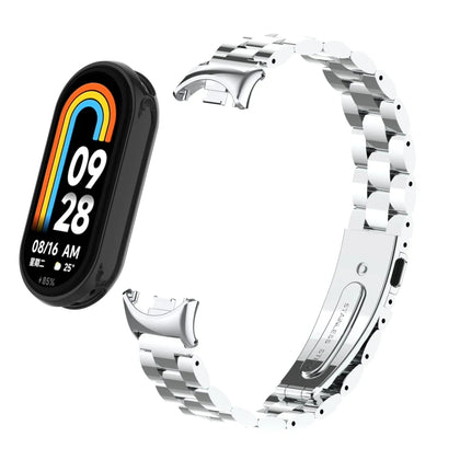 Metal Watch Strap For Xiaomi Mi Band 8 / Xiaomi Smart Band 8 - Silver