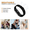 [Pack of 3] Nylon Loop Straps For Xiaomi Mi Band 8 (Black /Silver/ Pink Sand)