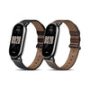 2-Pack Leather Straps for Xiaomi Smart Band 10/9/8 – Black/Brown