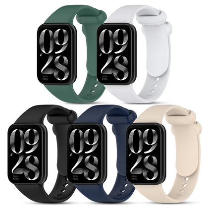 Pack of 4) Silicone Straps For Xiaomi Mi Smart Band 8 Pro - Multicolor