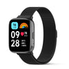 Redmi Watch 3 Active/Redmi Watch 3 Lite Band | Milanese Loop Band | Black