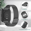 2-Pack Milanese Bands for Redmi Watch 3 Active/Lite – Black/Silver