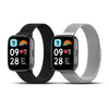 2-Pack Milanese Bands for Redmi Watch 3 Active/Lite – Black/Silver