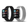 2-Pack Milanese Bands for Redmi Watch 3 Active/Lite – Black/Silver