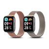 2-Pack Milanese Bands for Redmi Watch 3 Active/Lite – Rose Gold/Starlight