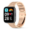 Redmi Watch 3 Active/Redmi Watch 3 Lite Band | Metal Watch Strap | Rose Gold