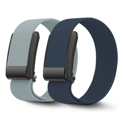Nylon Sport Band for WHOOP 4.0 – Grey/Midnight Blue