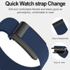 Nylon Sport Band for WHOOP 4.0 – Grey/Midnight Blue