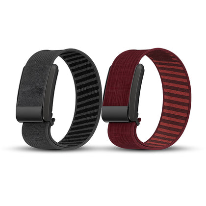 2-Pack Nylon Bands + Bumper Case for WHOOP 4.0 – Red/Dark Grey