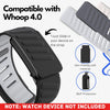 Whoop 4.0 Band | Comfort Durable Silicone Wristband | Black