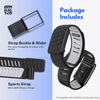 Whoop 4.0 Band | Comfort Durable Silicone Wristband | Black