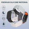 3-Pack Silicone Bands for WHOOP 5.0 / MG – Black/Grey/Orange