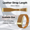 WHOOP 5.0, MG, Life Band| Luxe Tapered Leather Band | Brown