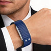 WHOOP 5.0 Life, MG| Leather & Nylon Straps | Dark Blue
