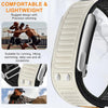 WHOOP 5.0 Life, MG| Leather & Nylon Straps | Off-White
