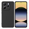 Silicone Case for Redmi Note 14 | Full Body Silky Soft Touch Shockproof Cover Black