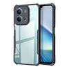 Case For Xiaomi Redmi 15C 5G Clear Back Cover Case with Rugged Black TPU Bumper- Black/Clear