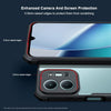 Case For Xiaomi Redmi 15C 5G Clear Back Cover Case with Rugged Black TPU Bumper- Black/Clear