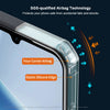Case For Xiaomi Redmi 15C 5G Clear Back Cover Case with Rugged Black TPU Bumper- Black/Clear